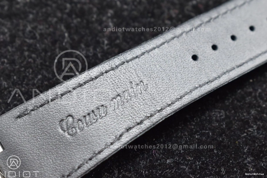 SS Overseas Dial Strap Black 8F 932 SportInspired Maker Black on Rubber 0119